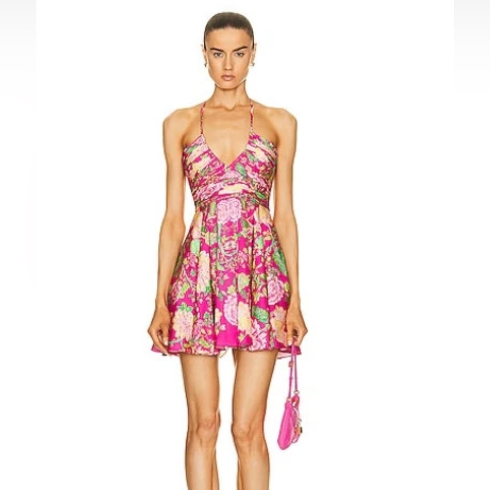 Rococo Sand Chloe Short Halter Dress